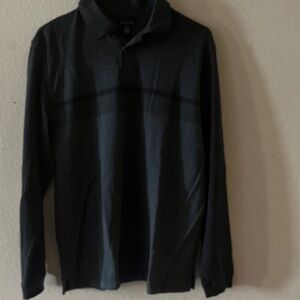 Van Heusen Dark Gray Long Sleeve Shirt